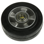 Tente Black Rubber Corrosion Resistant, Vulcanized Trolley Wheel, 700kg