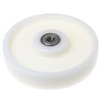 Tente White Nylon Corrosion Resistant Trolley Wheel, 1320kg