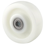 Tente White Nylon Corrosion Resistant Trolley Wheel, 1200kg