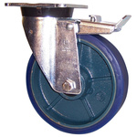 LAG Braked Swivel Castor Wheel, 350kg Capacity, 100mm Wheel