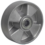 LAG Grey Aluminium High Temperature Resistant, Low Rolling Resistance Trolley Wheel, 150kg