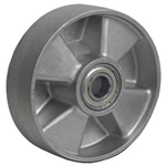 LAG Grey Aluminium High Temperature Resistant, Low Rolling Resistance Trolley Wheel, 400kg