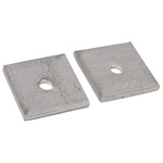 Stainless Steel Square Bracket 1 Hole, 9mm Holes, 41.3 x 41.3mm