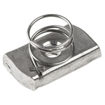 Unistrut Channel Nut, M8, Nut Base Dimensions 21 x 41mm, Stainless Steel, 0.03kg