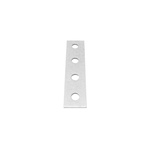 Hot Dipped Galvanised Rectangular Bracket 4 Hole, 14mm Holes, 40 x 168 x 5mm