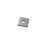 Square Bracket 1 Hole, 8mm Holes, M6 x 40 x 5mm
