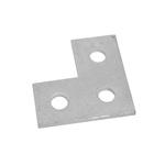 Stainless Steel L Shape Bracket 3 Hole, 86 x 86mm