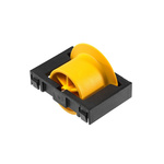 RS PRO Zinc Plated Steel Round Conveyor Roller 24mm Dia. x 33.3mm L, 150N Load Capacity