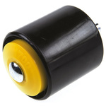 Interroll Polyamide Round Conveyor Roller Plain 50mm Dia. x 65mm L, 30kg Load Capacity, 8mm Spindle, 63mm Overall Length