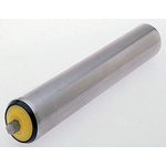 Interroll Stainless Steel Round Conveyor Roller Spring Loaded 50mm Dia. x 550mm L, Stainless Steel, 10mm Spindle, 580mm