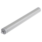 Interroll PVC Round Conveyor Roller Spring Loaded 20mm Dia. x 200mm L, 20N Load Capacity Stainless Steel, 6mm Spindle,