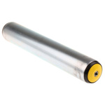 Interroll Zinc Plated Steel Round Conveyor Roller Female 50mm Dia. x 300mm L, 2000N Load Capacity Steel, 12mm Spindle,