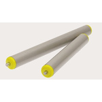 Interroll Zinc Plated Steel Round Conveyor Roller 50mm Dia. x 700mm L, Steel, 10mm Spindle, 730mm Overall Length