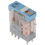 Releco, 24V ac/dc Coil Non-Latching Relay DPDT, 5A Switching Current PCB Mount