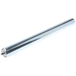Bosch Rexroth Galvanized Steel Round Conveyor Roller 40mm Dia. x 425mm L, 500N Load Capacity, 8mm Spindle, 446mm