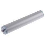 Bosch Rexroth Plastic Round Conveyor Roller 40mm Dia. x 225mm L, 150N Load Capacity, 8mm Spindle, 246mm Overall Length