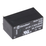 Finder 3 A SPNO Solid State Relay, Zero Crossing, PCB Mount, 240 V ac Maximum Load