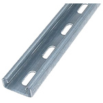 Unistrut 41 x 21mm Slotted Galvanised Steel Strut, 3m Long