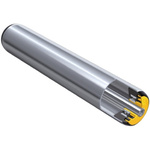 Interroll Round Conveyor Roller Female 60mm Dia. x 500mm L, 3000N Load Capacity, 14mm Spindle, 510mm Overall Length