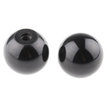 RS PRO Black Ball Clamping Knob, M10, Threaded Hole