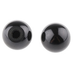 RS PRO Black Duroplast Ball Clamping Knob, Unthreaded Hole