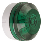 Moflash LED195 Green LED Beacon, 8 → 20 V ac/dc, Flashing, Surface Mount, Wall Mount