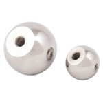 RS PRO Silver Ball Clamping Knob, M5, Threaded Hole