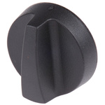 RS PRO Black 1-Arm Clamping Knob, Unthreaded Hole