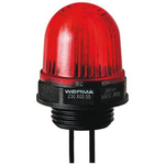 Werma EM 230 Red LED Beacon, 230 V ac, Steady, Panel Mount