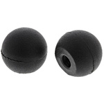 RS PRO Black Ball Clamping Knob, M4, Threaded Hole