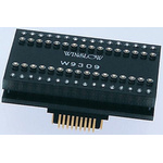 Winslow Straight Through Hole Mount 1.27 mm, 15.24 mm Pitch IC Socket Adapter, 40 Pin Female DIP to 44 Pin Male PLCC