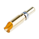 RS PRO , Straight , Male Gold , Copper Alloy , DIN Connector Contact