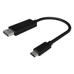 RS PRO USB 3.1 Type C Male to Type C to DP Female Network Adapter