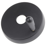 Elesa Black Technopolymer Hand Wheel, 150mm diameter