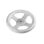 RS PRO Silver Stainless Steel Hand Wheel, 200mm diameter