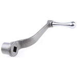 RS PRO Steel Revolving Crank Handle 200mm Radius