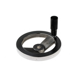 RS PRO Silver Die Cast Aluminium Hand Wheel, 140mm diameter