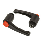 RS PRO Stainless Steel Clamping Lever, M10 x 18mm