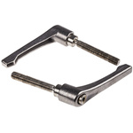 RS PRO Stainless Steel Clamping Lever, M10 x 63mm