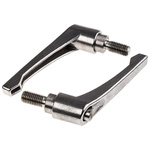 RS PRO Stainless Steel Clamping Lever, M12 x 25mm