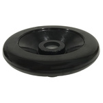 RS PRO Black Phenoplast Hand Wheel, 200mm diameter