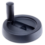 RS PRO Black Nylon Hand Wheel, 80mm diameter