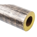 Round Phosphor Bronze Metal Tube, 1 3/4in OD, 1in ID, 13in L, 1.75in W, 3/4in Thickness