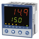 Jumo cTRON PID Temperature Controller, 96 x 96 (1/4 DIN)mm, 3 Output Logic, Relay, 20  30 ac/dc Supply Voltage