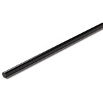 RS PRO Black Acetal Rod, 1m x 65mm Diameter