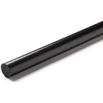RS PRO Black Polyetheretherketone PEEK Rod, 300mm x 20mm Diameter