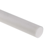 RS PRO Opaque Fluoroplastics PTFE Rod, 1m x 15mm Diameter
