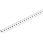 RS PRO Clear Acrylic Rod, 1m x 25mm Diameter