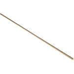 RS PRO Brass Rod 6mm Diameter, 500mm L