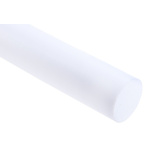 RS PRO Opaque Fluoroplastics PTFE Rod, 1m x 32mm Diameter